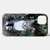 ZWARTE EN WITTE TURKSE CAT RONIN Case-Mate iPhone CASE (Achterkant (horizontaal))
