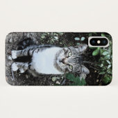 ZWARTE EN WITTE TURKSE CAT RONIN Case-Mate iPhone CASE (Achterkant (horizontaal))
