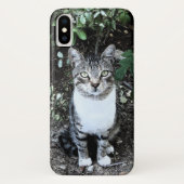 ZWARTE EN WITTE TURKSE CAT RONIN Case-Mate iPhone CASE (Achterkant)