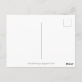 Zwarte en witte Tuxedo-kat met Hallo vriend Briefkaart (Achterkant)