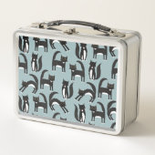 Zwarte en witte Tuxedo-katten (Voorkant)