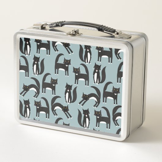 Zwarte en witte Tuxedo-katten (Voorkant)