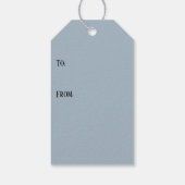 Zwarte en witte Tuxedo-katten Cadeaulabel (Achterkant)