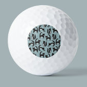 Zwarte en witte Tuxedo-katten Golfballen