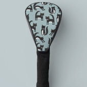 Zwarte en witte Tuxedo-katten Golfheadcover