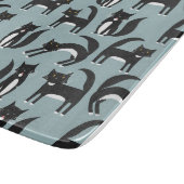 Zwarte en witte Tuxedo-katten Snijplank (Hoek)