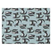Zwarte en witte Tuxedo-katten Tafelkleed (Voorkant (Horizontaal))