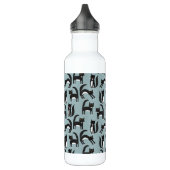 Zwarte en witte Tuxedo-katten Waterfles (Links)