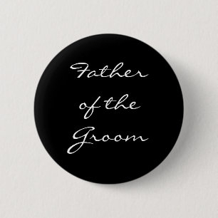 Zwarte en witte vader van de Groom Button
