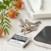 Zwarte en Witte Vader van de Sleutelhanger van de  (Zijkant)