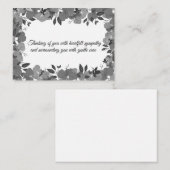 Zwarte en witte ventilator op sympathiekaarten notitiekaartje (Voorkant / Achterkant)