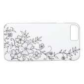 Zwarte en witte ventilatortas voor sierdoeleinden Case-Mate iPhone case (Achterkant (Horizontaal))