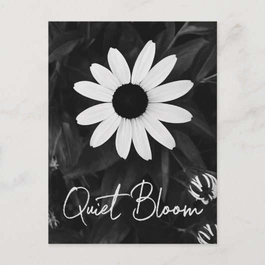 Zwarte en witte ventilatortuin briefkaart (Voorkant)