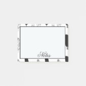 Zwarte en witte veren post-it® notes (Voorkant)