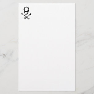 Zwarte en witte Vintage Briefpapier
