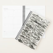 Zwarte en witte vis, oceaan, ichtyoloog planner (Display)