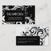 Zwarte en witte Visitekaartjes (Voorkant / Achterkant)