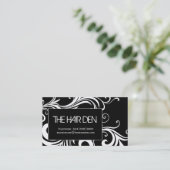 Zwarte en witte Visitekaartjes (Staand voorkant)