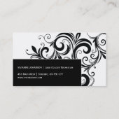 Zwarte en witte Visitekaartjes (Achterkant)