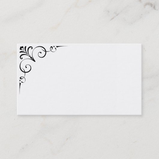 Zwarte en witte Visitekaartjes (Voorkant)