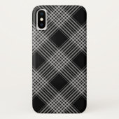 Zwarte en witte vlecht Case-Mate iPhone case (Achterkant)