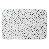 Zwarte en witte vlekken badmat (Voorkant)