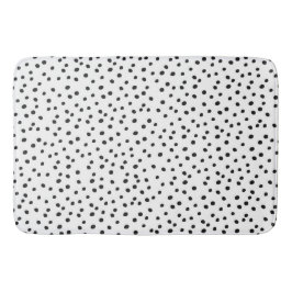 Zwarte en witte vlekken badmat