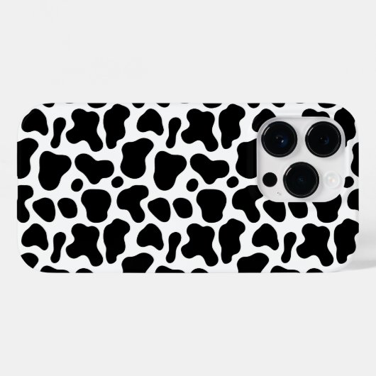 zwarte en witte vlekken, koe patroon Case-Mate iPhone case (Achterkant (horizontaal))