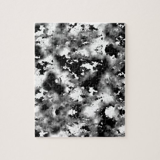 Zwarte en witte vlekken legpuzzel (Verticaal)