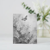 Zwarte en witte vlinder (Staand voorkant)