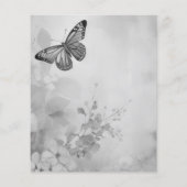 Zwarte en witte vlinder (Achterkant)