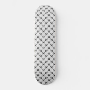 Zwarte en witte vlinder persoonlijk skateboard