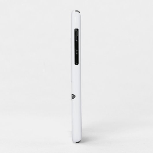 Zwarte en witte vlinders Case-Mate iPhone case (Achterkant/links)