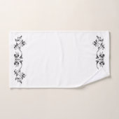 ZWARTE EN WITTE VLOEISTOESTELLING BAD HANDDOEK (Handdoek)