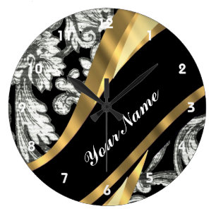 Zwarte en witte vochtige vogel grote klok