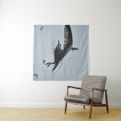 ZWARTE EN WITTE VOGELS WANDKLEED (In Situ (horizontaal))