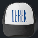 Zwarte en witte vrachtwagenhoed trucker pet<br><div class="desc">Truckerhoed</div>