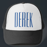 Zwarte en witte vrachtwagenhoed trucker pet<br><div class="desc">Truckerhoed</div>