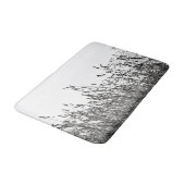 Zwarte en witte vrije velden badmat (Gekanteld)