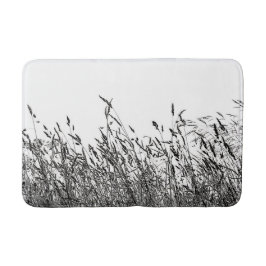 Zwarte en witte vrije velden badmat