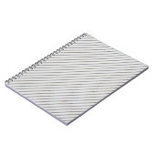 Zwarte en witte wand notitieboek (Linkerzijde)
