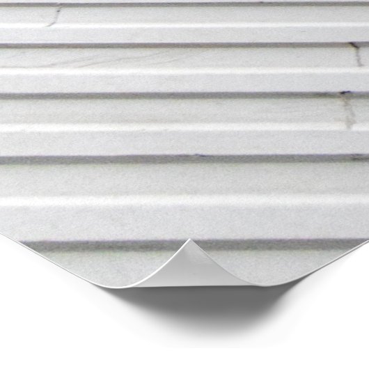 Zwarte en witte wand poster (Hoek)