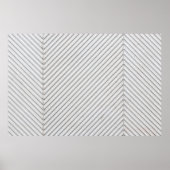 Zwarte en witte wand poster (Voorkant)