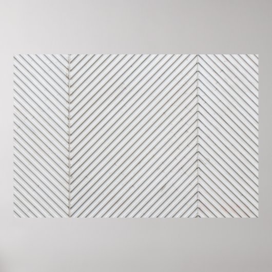 Zwarte en witte wand poster (Voorkant)