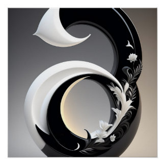 zwarte en witte wandbekleding voor woonkamer zwart perfect poster