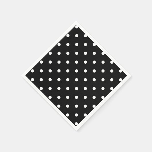 Zwarte en witte wandelwand moderne mode servetten (Hoek)