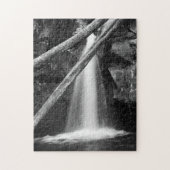 Zwarte en witte waterval legpuzzel (Verticaal)