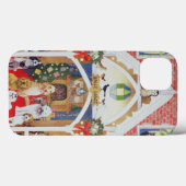 Zwarte en witte whiskers Case-Mate iPhone case (Achterkant (horizontaal))