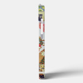 Zwarte en witte whiskers Case-Mate iPhone case (Achterkant / Links)