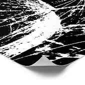 Zwarte en witte whisky poster (Hoek)